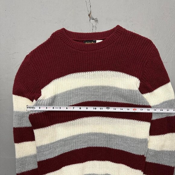 Vintage Jamaica Bay Striped Retro Sweater 80s Large - Picture 5 of 5